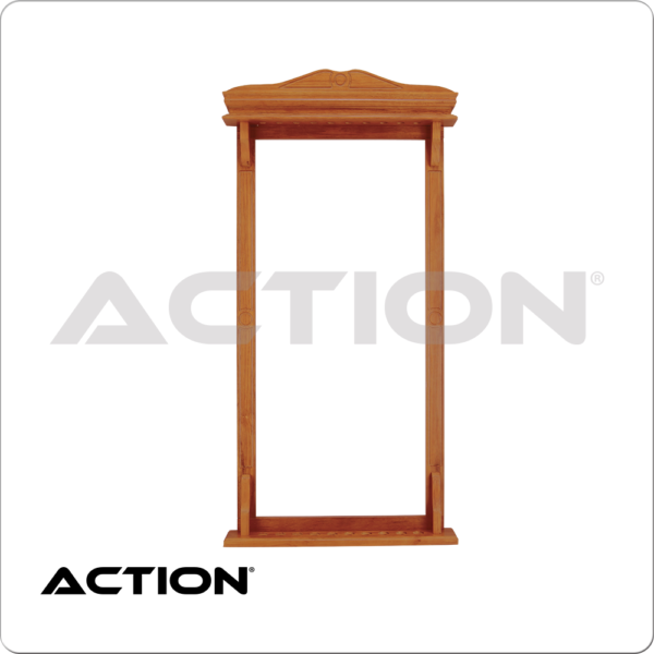 10 Cue Deluxe Wall Rack - Honey